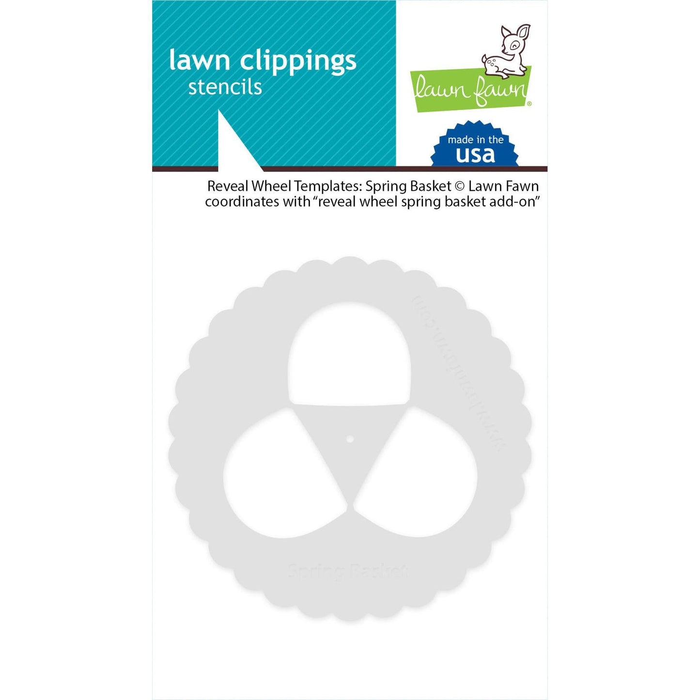 Lawn Fawn Reveal Wheel Templates: Spring Basket