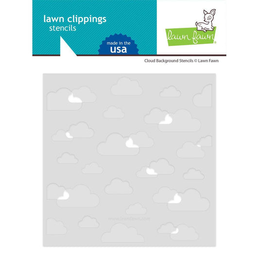 Lawn Fawn Stencils - Cloud Background
