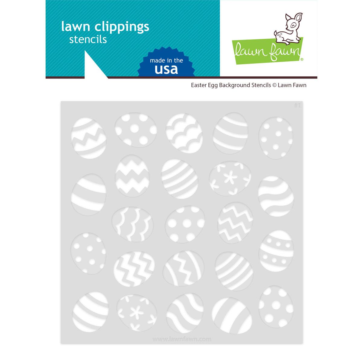 Lawn Fawn Stencils - Easter Egg Background
