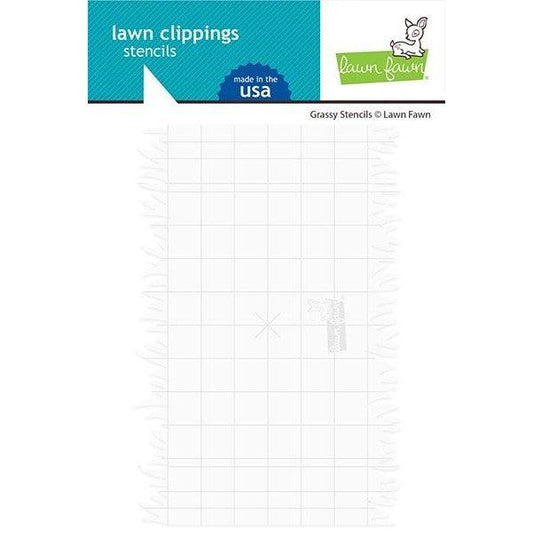 Lawn Fawn Stencils - Grassy