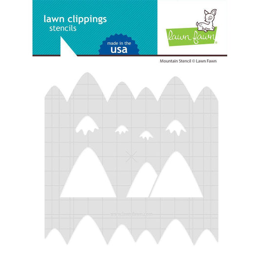 Lawn Fawn Stencils - Mountain