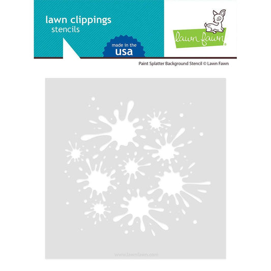 Lawn Fawn Stencils - Paint Splatter Background