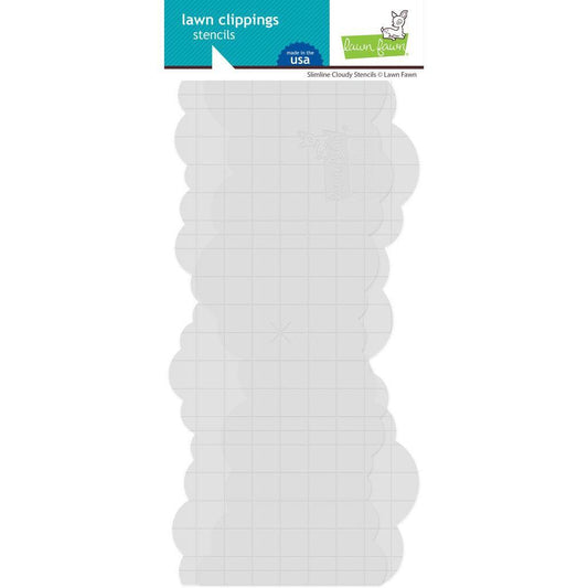 Lawn Fawn Stencils - Slimline Cloudy