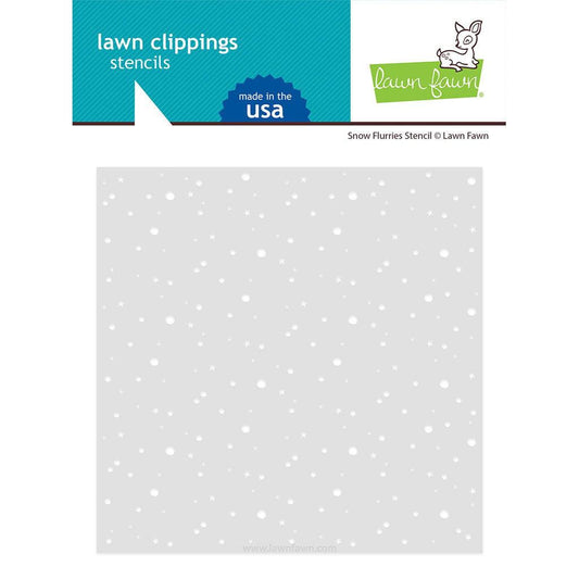 Lawn Fawn Stencils - Snow Flurries Background