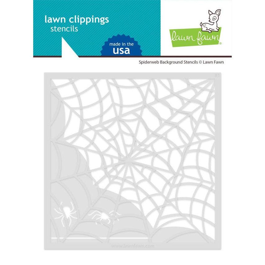 Lawn Fawn Stencils - Spiderweb Background