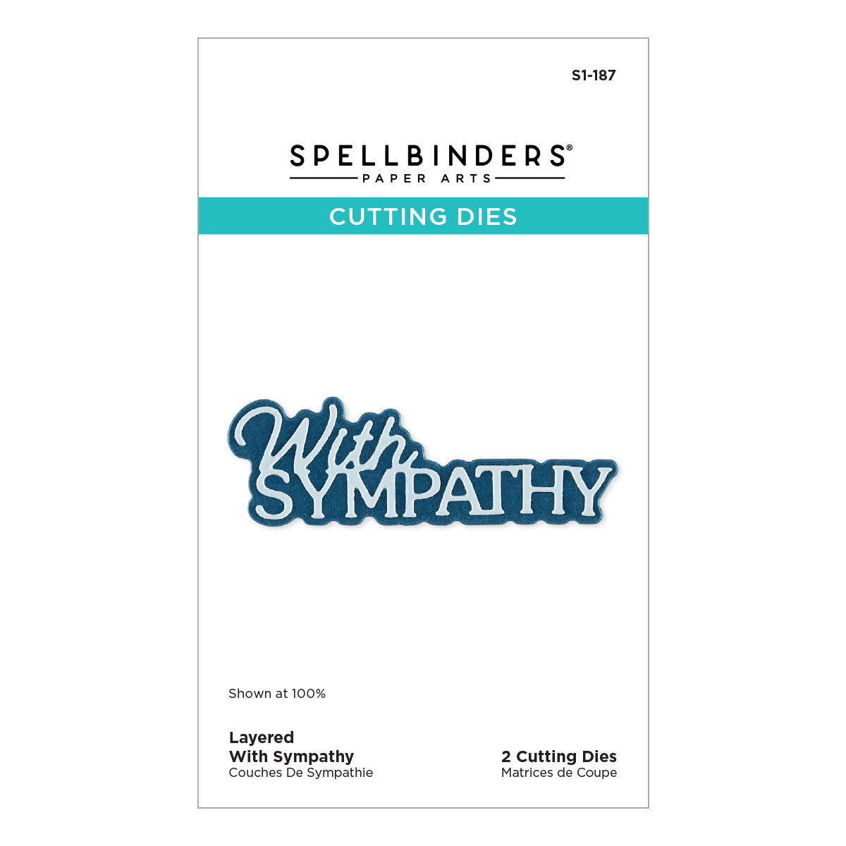 Spellbinders Dies - Layered With Sympathy