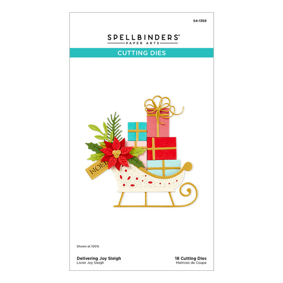 Spellbinders Dies - Delivering Joy Sleigh