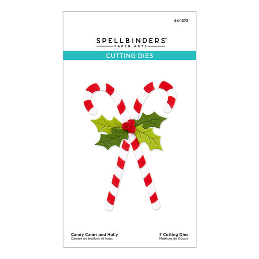 Spellbinders Dies - Candy Canes and Holly