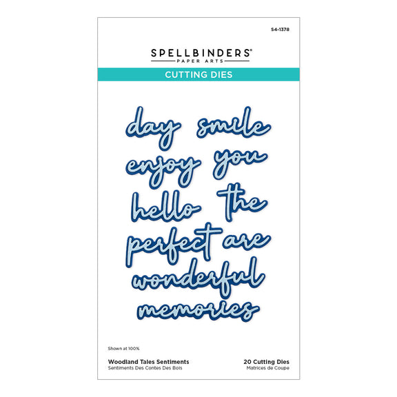 Spellbinders Dies - Woodland Tales Sentiments