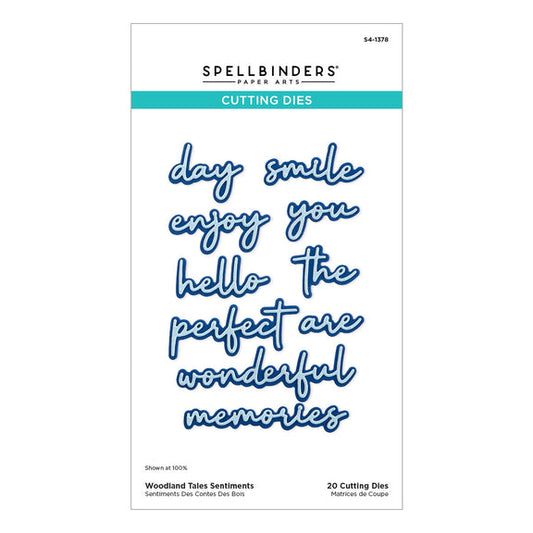 Spellbinders Dies - Woodland Tales Sentiments