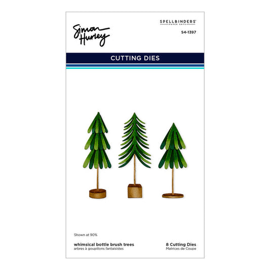 Spellbinders Dies - Whimsical Bottle Brush Trees