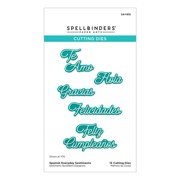 Spellbinders Dies - Spanish Everyday Sentiments