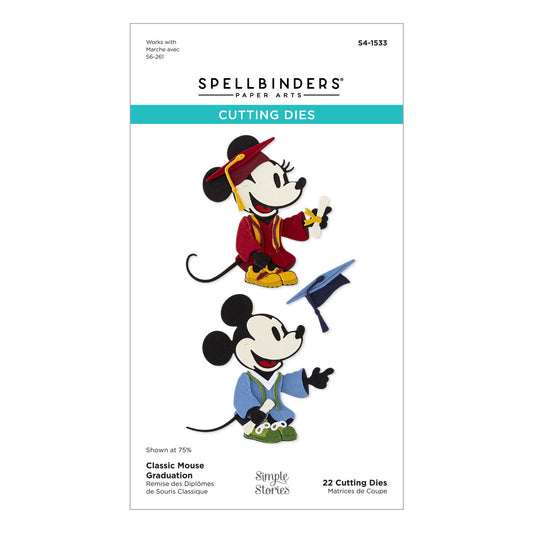Spellbinders Dies - Classic Mouse Graduation