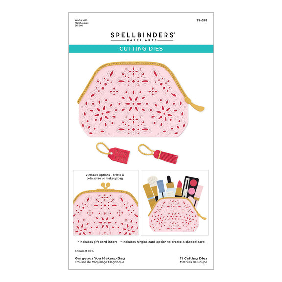 Spellbinders Dies - Gorgeous You Makeup Bag