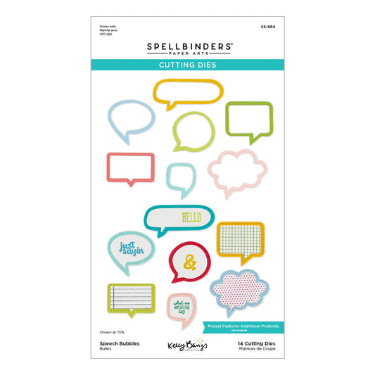 Spellbinders Dies - Speech Bubbles