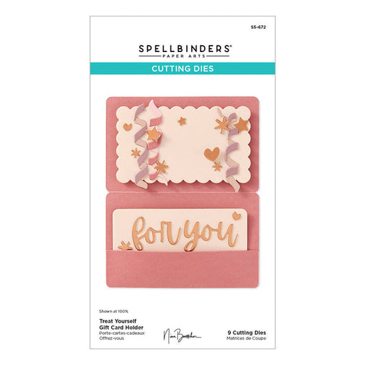 Spellbinders Dies - Treat Yourself Gift Card Holder