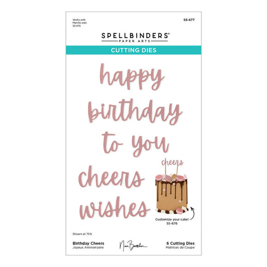 Spellbinders Dies - Birthday Cheers