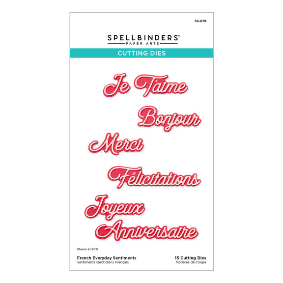 Spellbinders Dies - French Everyday Sentiments