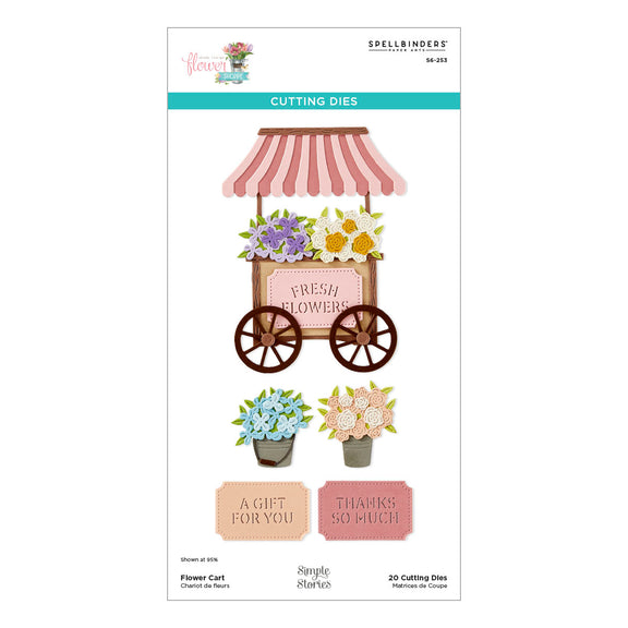 Spellbinders Dies - Flower Cart