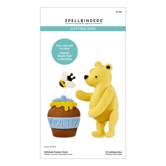 Spellbinders Dies - Stitched Classic Pooh