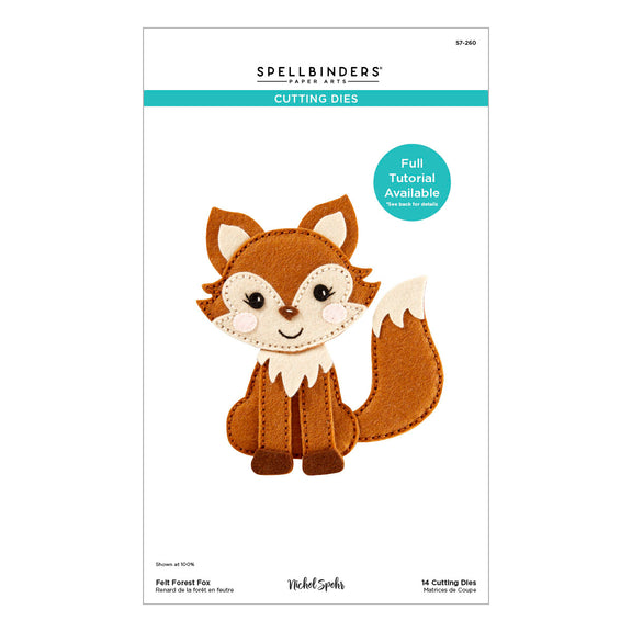Spellbinders Dies - Felt Forest Fox