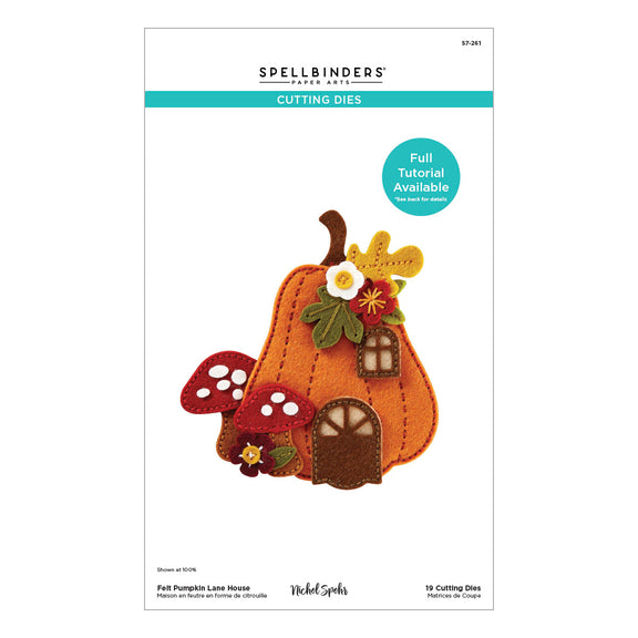 Spellbinders Dies - Felt Pumpkin Lane House