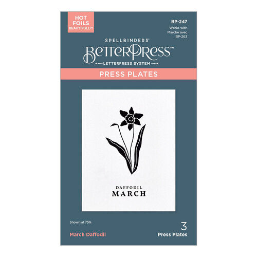 Spellbinders Press Plates - March Daffodil