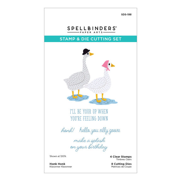 Spellbinders Clear Stamp & Dies - Honk Honk
