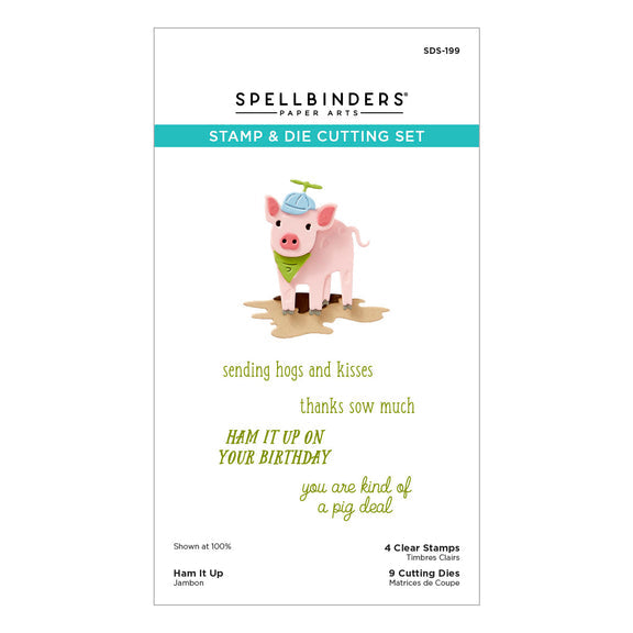 Spellbinders Clear Stamp & Dies - Ham It Up