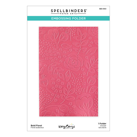 Spellbinders Embossing Folder - Bold Floral