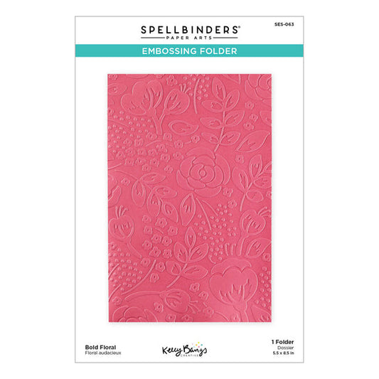 Spellbinders Embossing Folder - Bold Floral