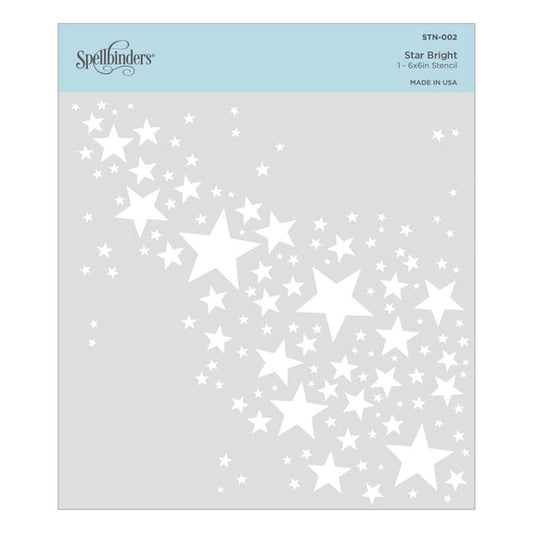 Spellbinders Stencils - Star Bright