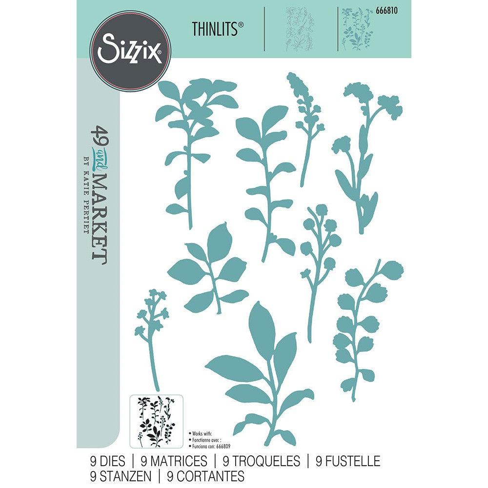 Sizzix 49 and Market - Framelits Dies - Fine Stems 02
