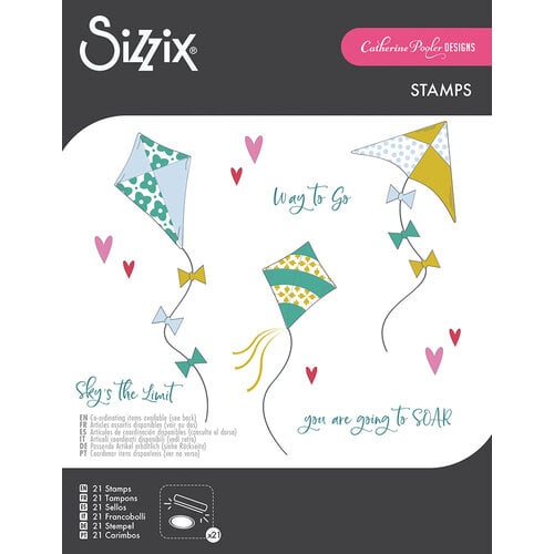 Sizzix Catherine Pooler - Clear Stamps - Sky's the Limit
