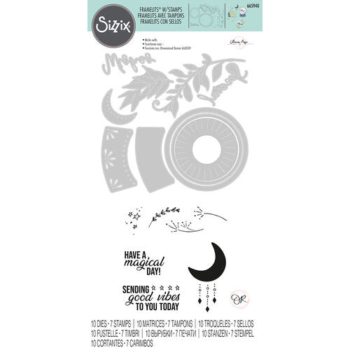 Sizzix Framelits Dies w/Stamps - Special Wishes