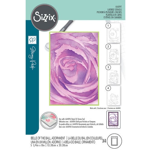 Sizzix Stencils - Belle of the Ball, Adornment