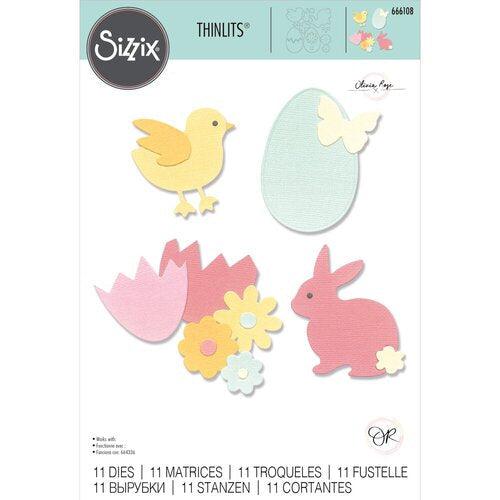 Sizzix Thinlits Dies - Basic Easter Shapes