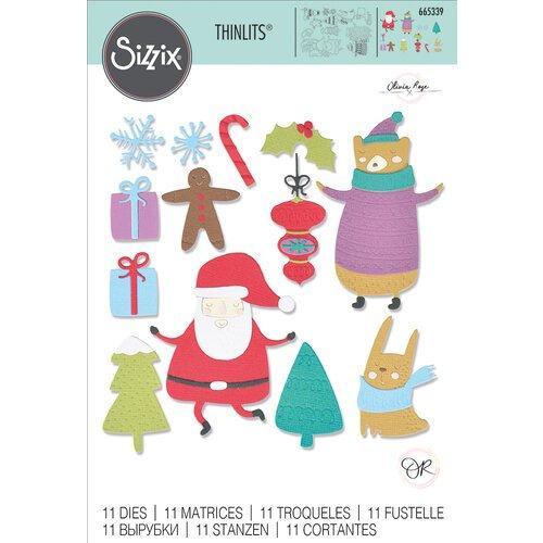 Sizzix Thinlits Dies - Doodle Christmas