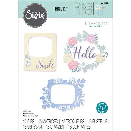 Sizzix Thinlits Dies - Rounded Picture Frames by Lisa Jones