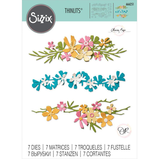 Sizzix Thinlits Dies - Woodland Borders