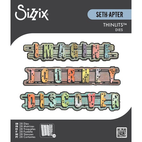 Sizzix Thinlits Dies - Word Wafers #1