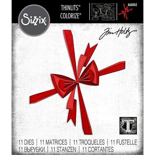 Sizzix Tim Holtz - Thinlits Dies - Bowtied, Colorize