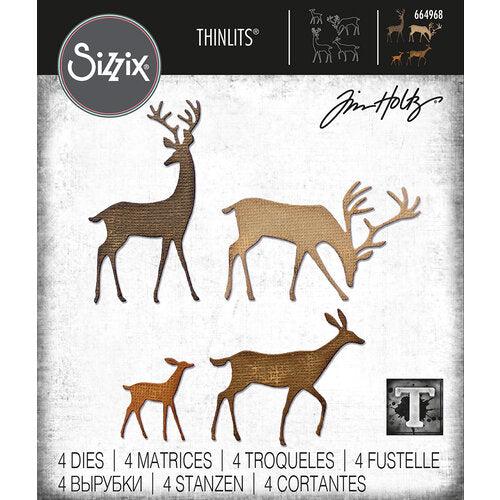 Sizzix Thinlits Dies - Darling Deer by Tim Holtz