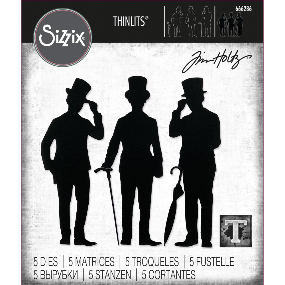 Sizzix Tim Holtz - Thinlits Dies - Gentlemen