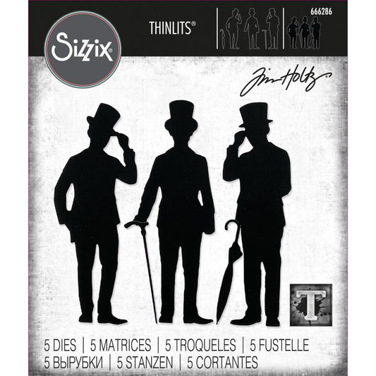 Sizzix Tim Holtz - Thinlits Dies - Gentlemen