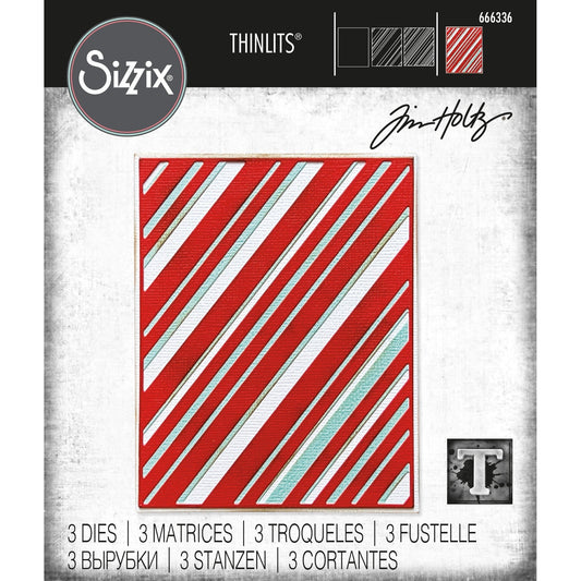 Sizzix Thinlits Dies - Layered Stripes by Tim Holtz