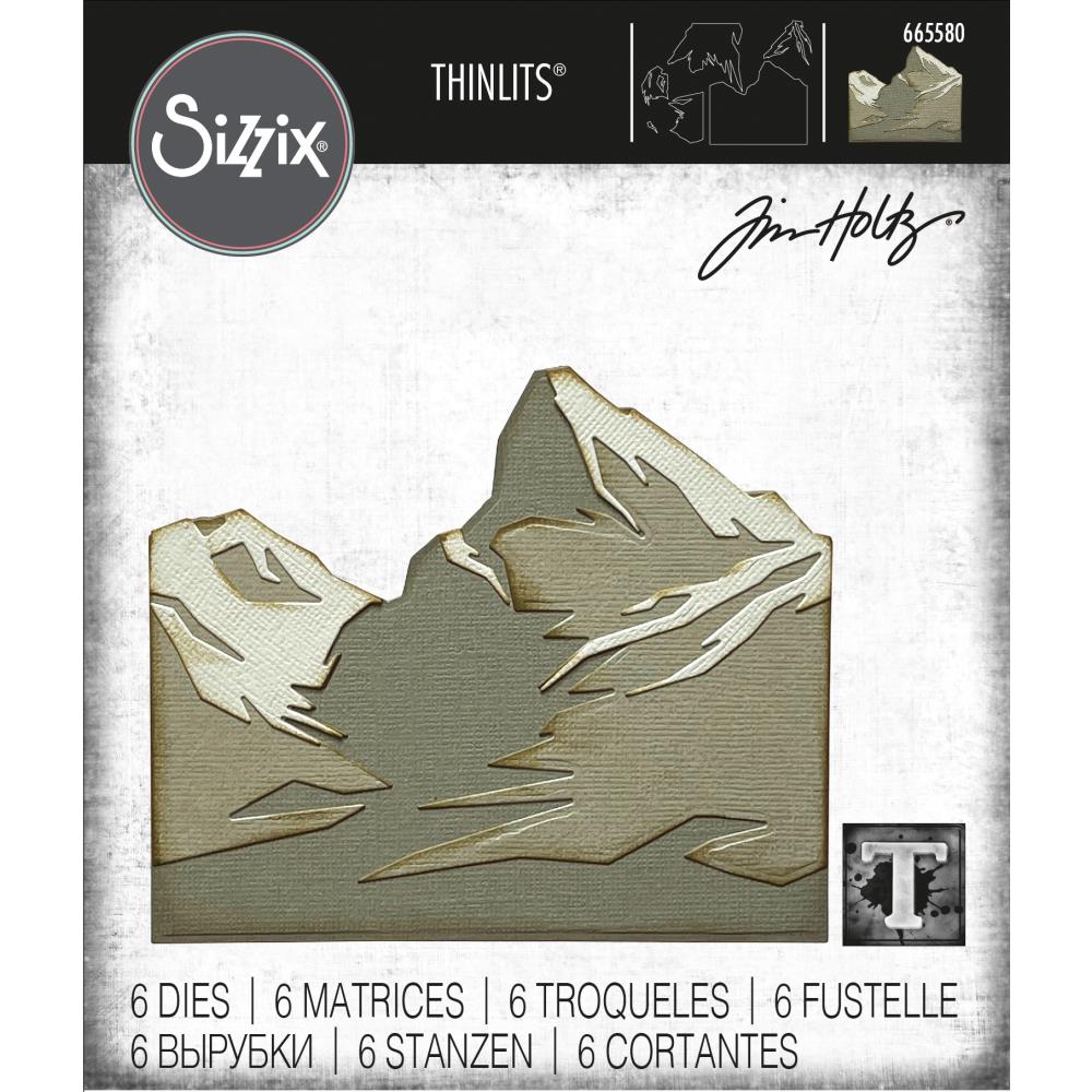 Sizzix Thinlits Dies - Mountain Top by Tim Holtz