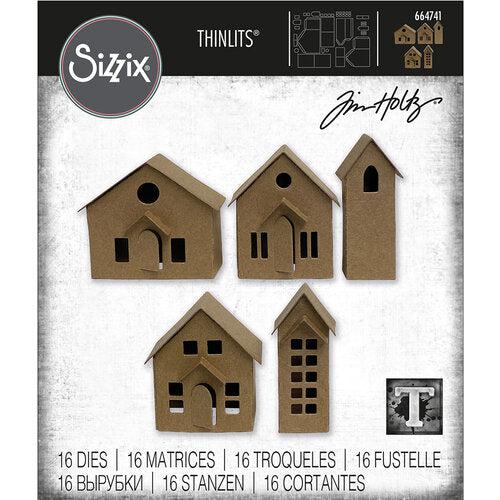Sizzix Thinlits Dies - Paper Village by Tim Holtz
