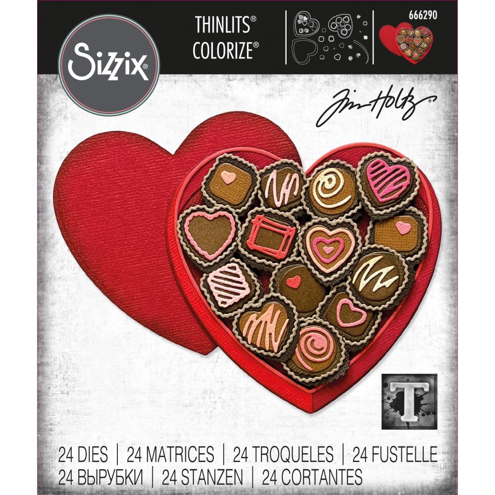 Sizzix Tim Holtz - Thinlits Dies - True Love Colorize