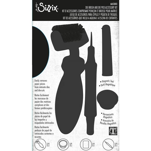 Sizzix Die Brush & Pick Accessory Kit by Tim Holtz
